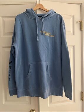 Morgan Wallen Men's Dusty Blue Crewneck Hoodie
